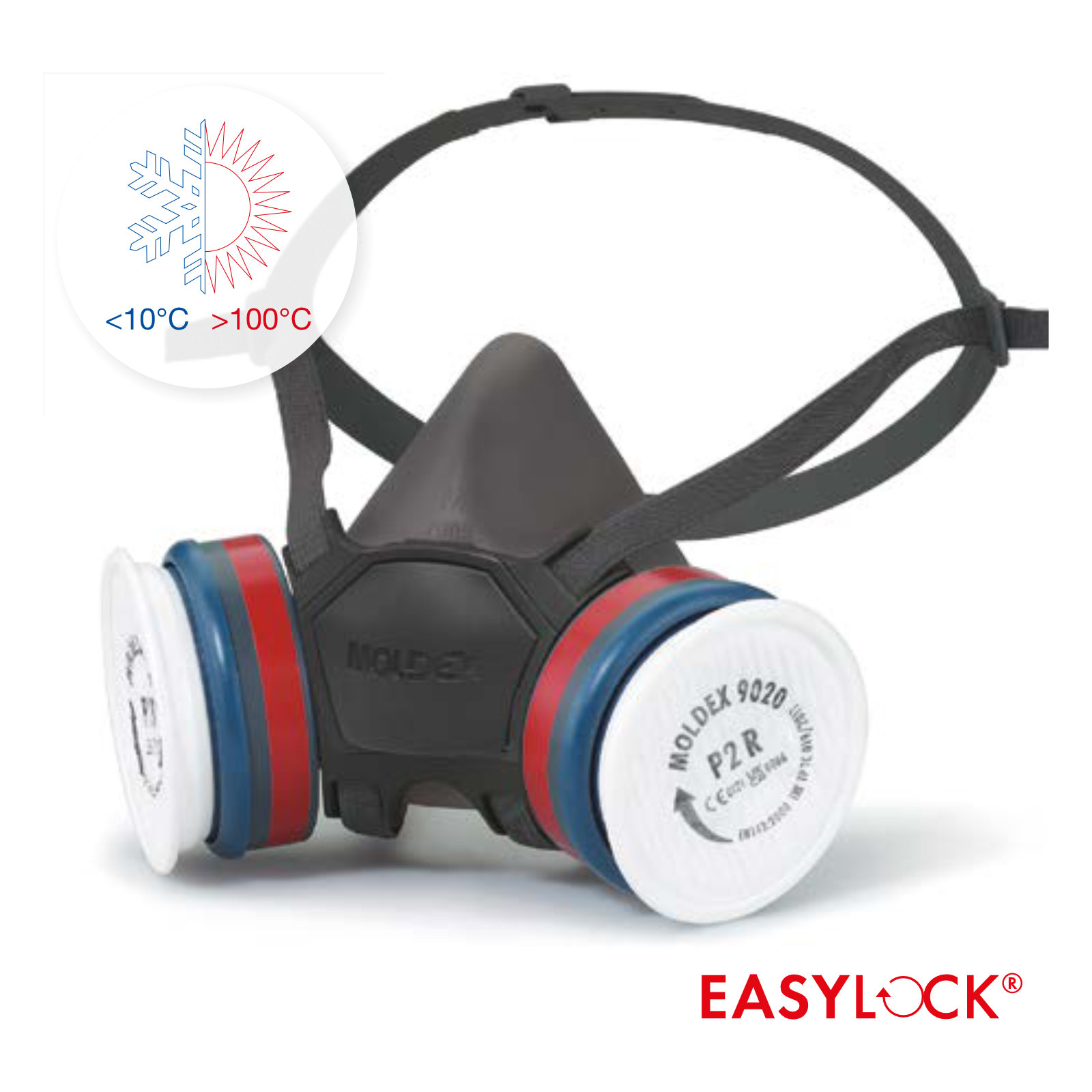 Półmaska wielorazowa Moldex Seria 7000 Silikon